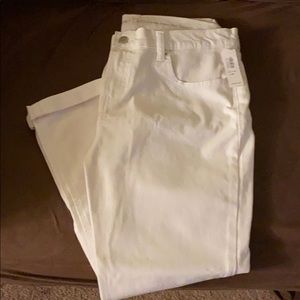 NWT Old Navy 12R white jeans